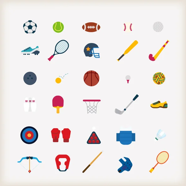 Conjunto de iconos deportivos — Archivo Imágenes Vectoriales