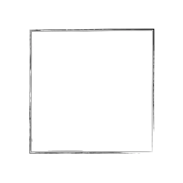 Рамка квадратного чорнила гранжевий фон — стоковий вектор