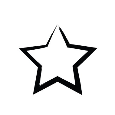 Grunge vektör yıldız