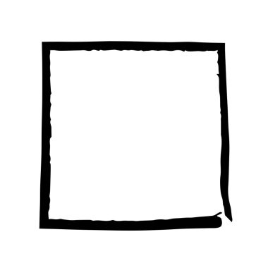 Kare kare fırça vektör grunge boya suluboya mürekkep