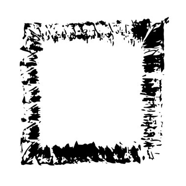 Kare kare fırça vektör grunge boya suluboya mürekkep