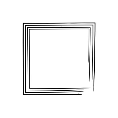 Kare kare fırça vektör grunge boya suluboya mürekkep