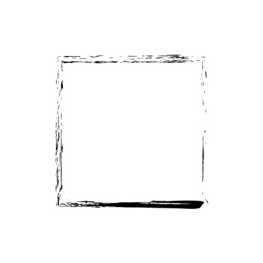 Kare kare fırça vektör grunge boya suluboya mürekkep