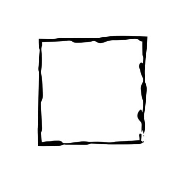 Kare kare fırça vektör grunge boya suluboya mürekkep