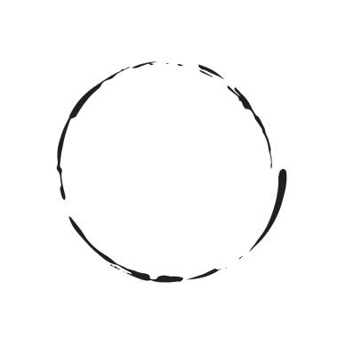 daire şekli vektör siyah grunge arka plan