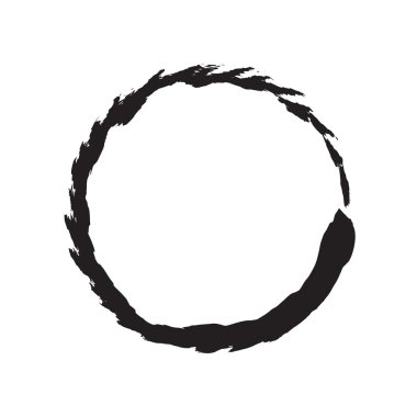daire şekli vektör siyah grunge arka plan