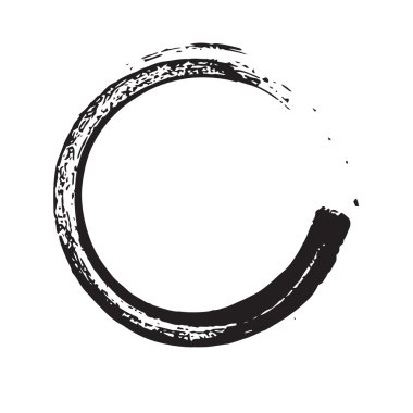 daire şekli vektör siyah grunge arka plan
