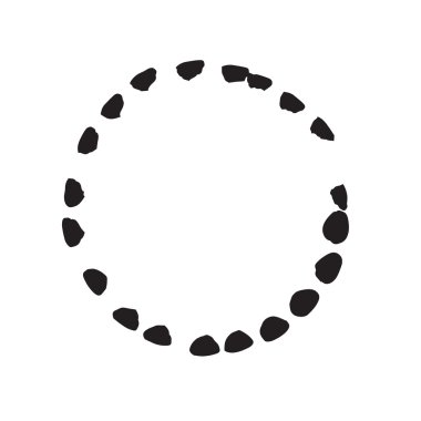 daire şekli vektör siyah grunge arka plan