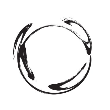 daire şekli vektör siyah grunge arka plan