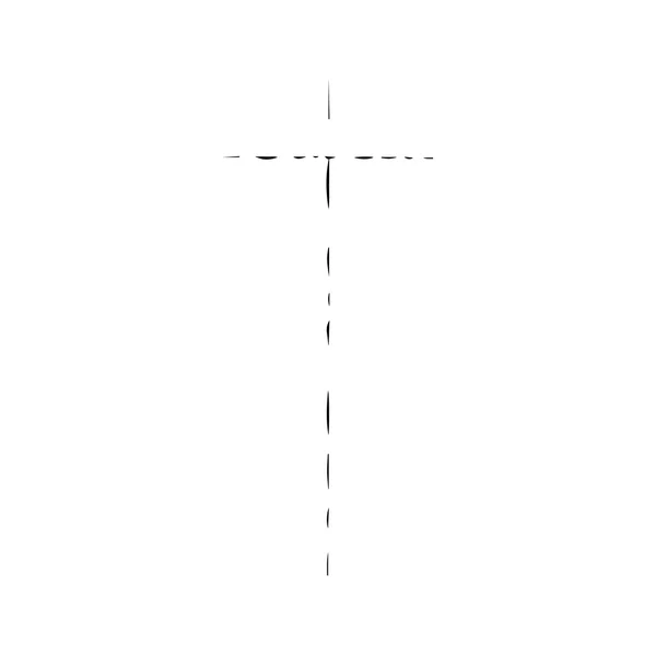 Cruz cristiana grunge vector religión símbolo — Archivo Imágenes Vectoriales