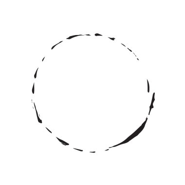 daire şekli vektör siyah grunge arka plan