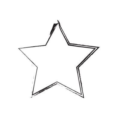 yıldız vatansever sembolü grunge vektör şekli