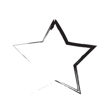 yıldız vatansever sembolü grunge vektör şekli