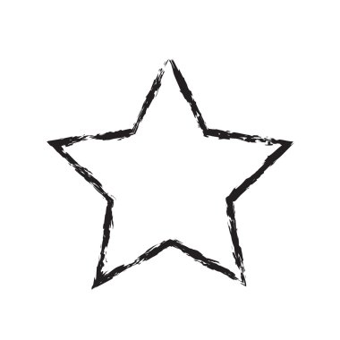 yıldız vatansever sembolü grunge vektör şekli