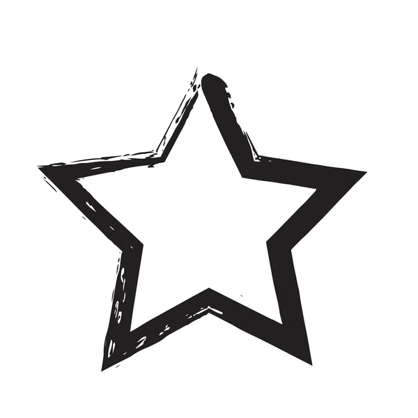 yıldız vatansever sembolü grunge vektör şekli