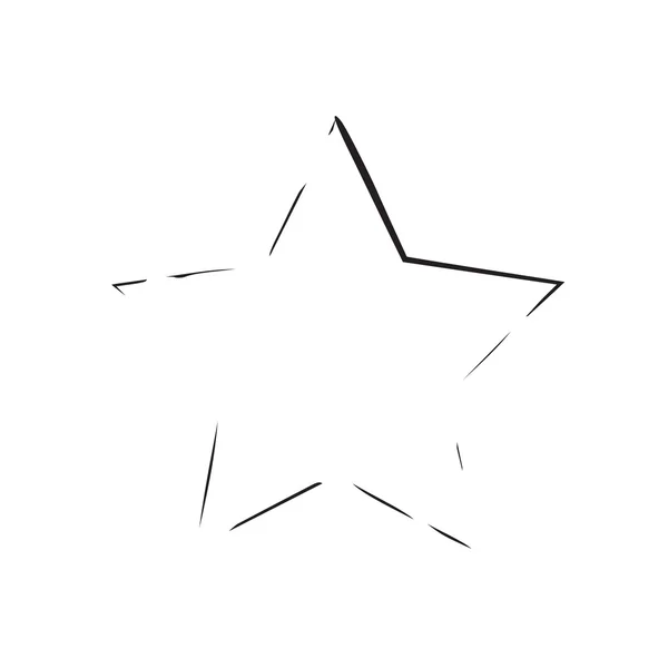 Star Patriot Symbol Grunge Vektorform — Stockvektor