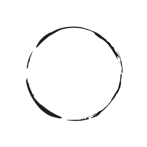 Tle czarny ilustracja koło kształt — Wektor stockowy