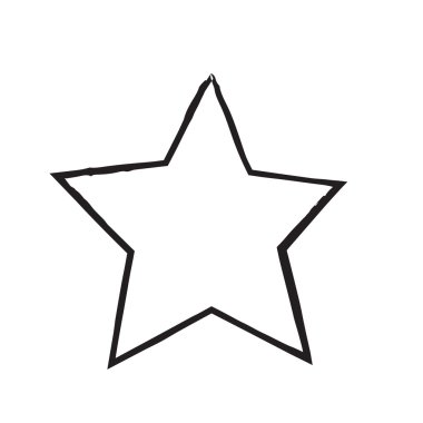 yıldız vatansever sembolü grunge vektör şekli