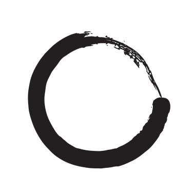 daire şekli vektör siyah grunge arka plan