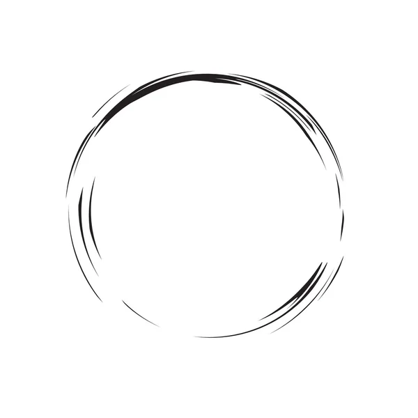 daire şekli vektör siyah grunge arka plan