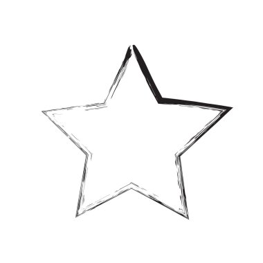 yıldız vatansever sembolü grunge vektör şekli