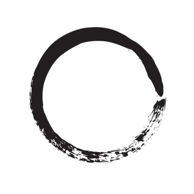 daire şekli vektör siyah grunge arka plan