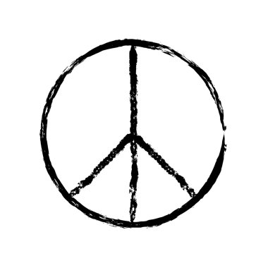 Barış sembolü vektör arkadaşlık barışseverliği