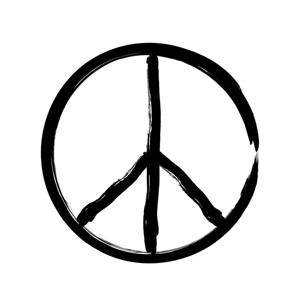 平和のシンボルアイコンベクトル友情の平和主義 — ストックベクタ