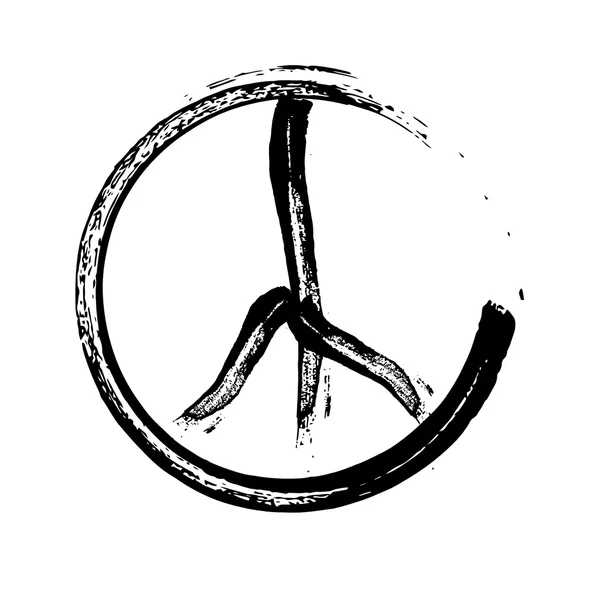 平和のシンボルアイコンベクトル友情の平和主義 — ストックベクタ