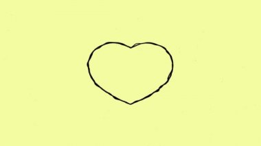 kalp cursive animasyon