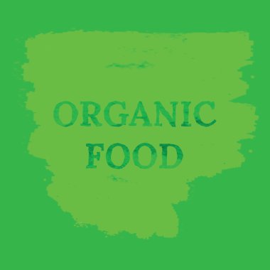 Organik gıda Eko suluboya arka plan