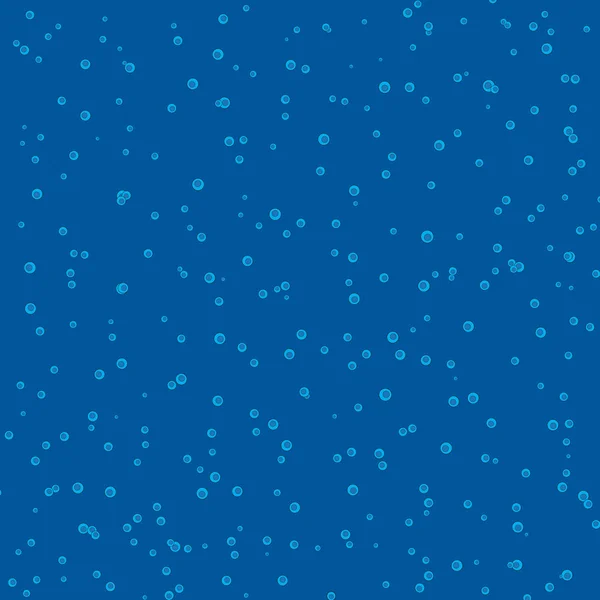 Blue vector background with water bubbles — Stock Vector