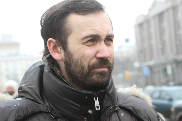 Opposition Leader Ilya Ponomarev — Stock Photo, Image