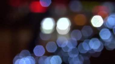 Renkli ışıklar arka plan şehir soyut