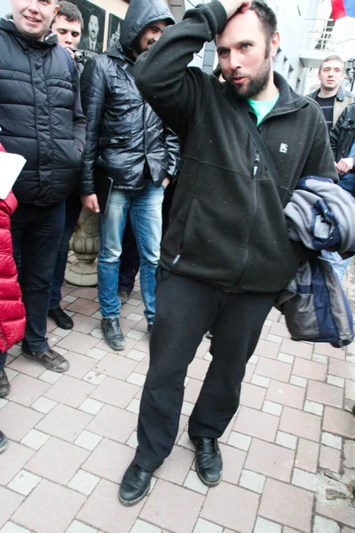 Еколог, Сурен Газарян тільки що вийшов з-під арешту — стокове фото