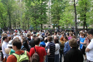 Okkupay Abay eylem tahrif seçimlerin karşı protesto