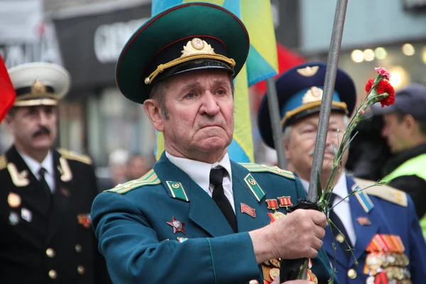 Aufmarsch der Kommunisten in Moskau — Stockfoto
