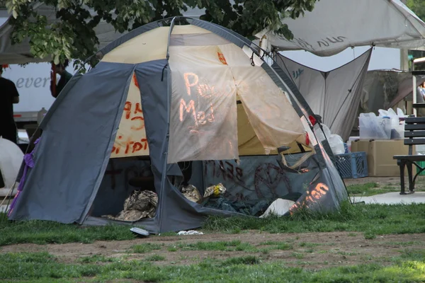 El campamento del movimiento Ocupar en Washington — Foto de Stock