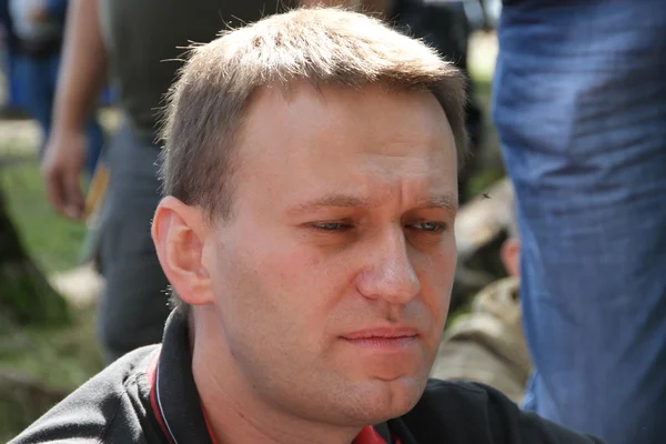 Politiker alexei navalny und fliegen — Stockfoto