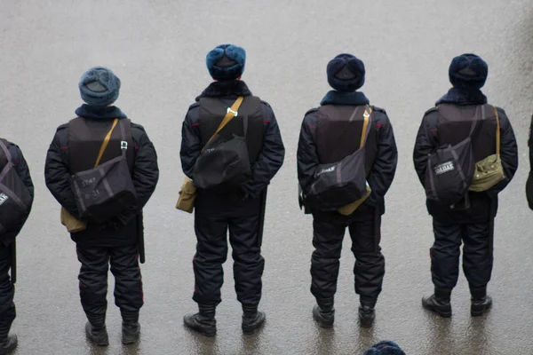 3 月メモリ Nemtsov の反対で警察 — ストック写真