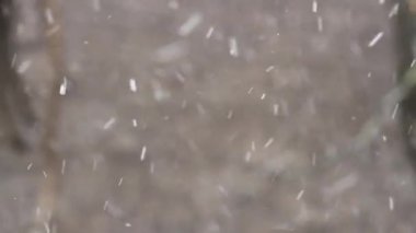 Hızlı arka plan kış hava kar düşüyor