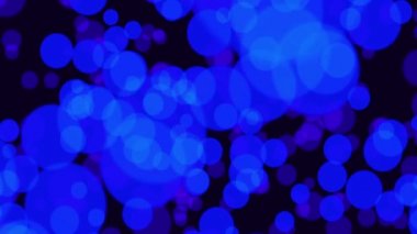 Bokeh arka plan hızlı ışıltı parçacıklar daireler