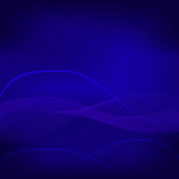 Azul oscuro místico onda púrpura fondo abstracto — Archivo Imágenes Vectoriales