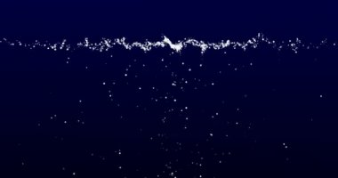 Beyaz parlak dalga derinliklerinden