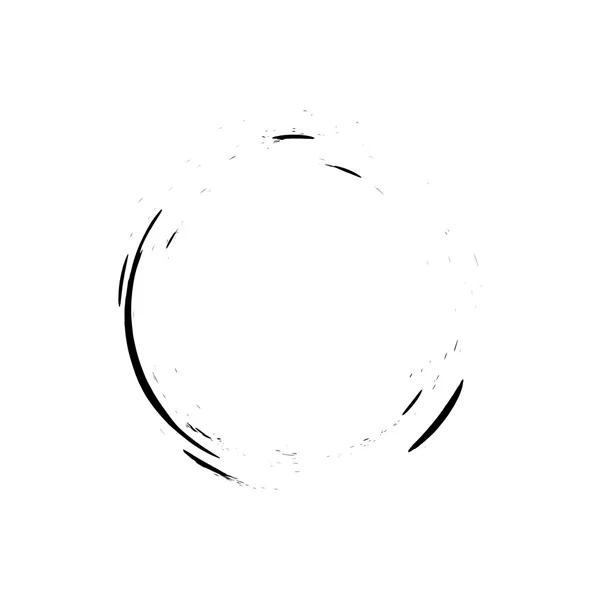 Kreis Grunge Ink Spot Vektor Hintergrund — Stockvektor