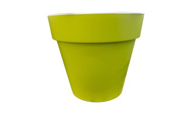 çiçek saksısı beyaz arkaplanda izole