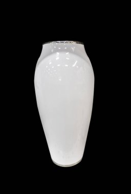 İzole edilmiş güzel vazo, iç tasarım elementi.