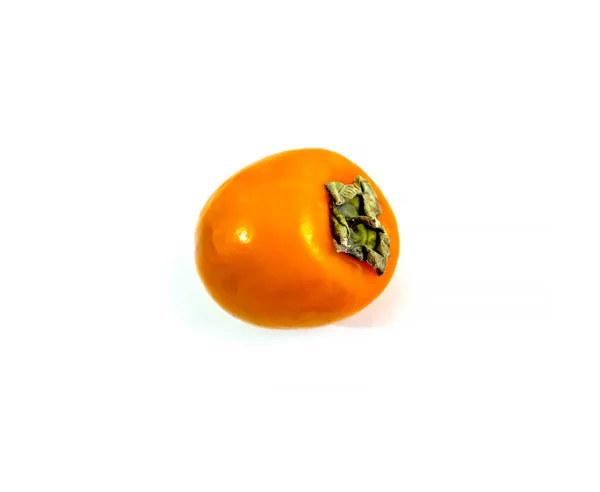 Photo Persimmon Sur Fond Blanc Gros Plan — Photo