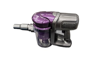 Elektrik süpürgesinin yakın plan fotoğrafı, izole et