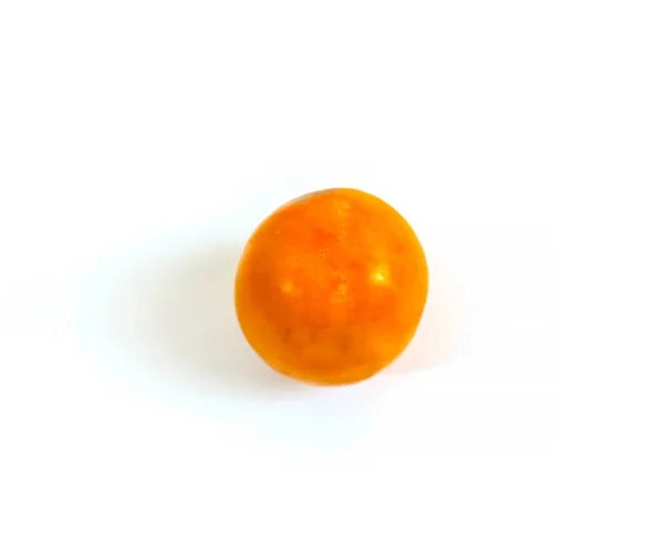 Photo Persimmon Sur Fond Blanc Gros Plan — Photo